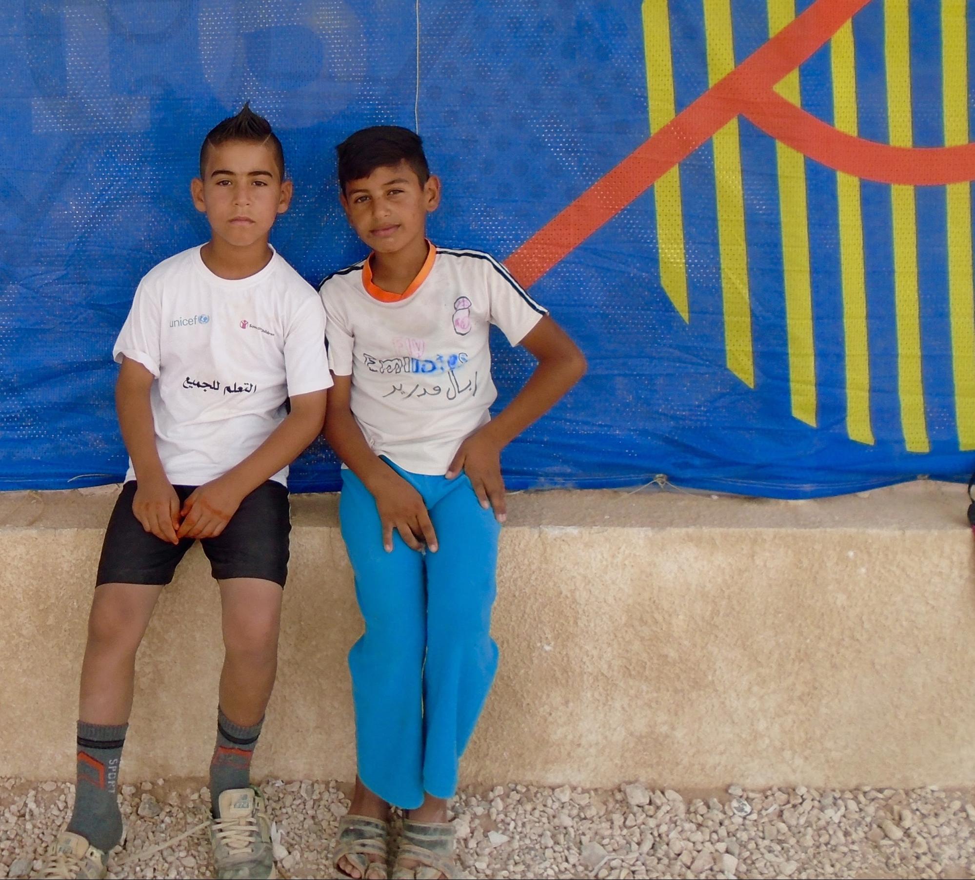 Two Zaatari Refugees