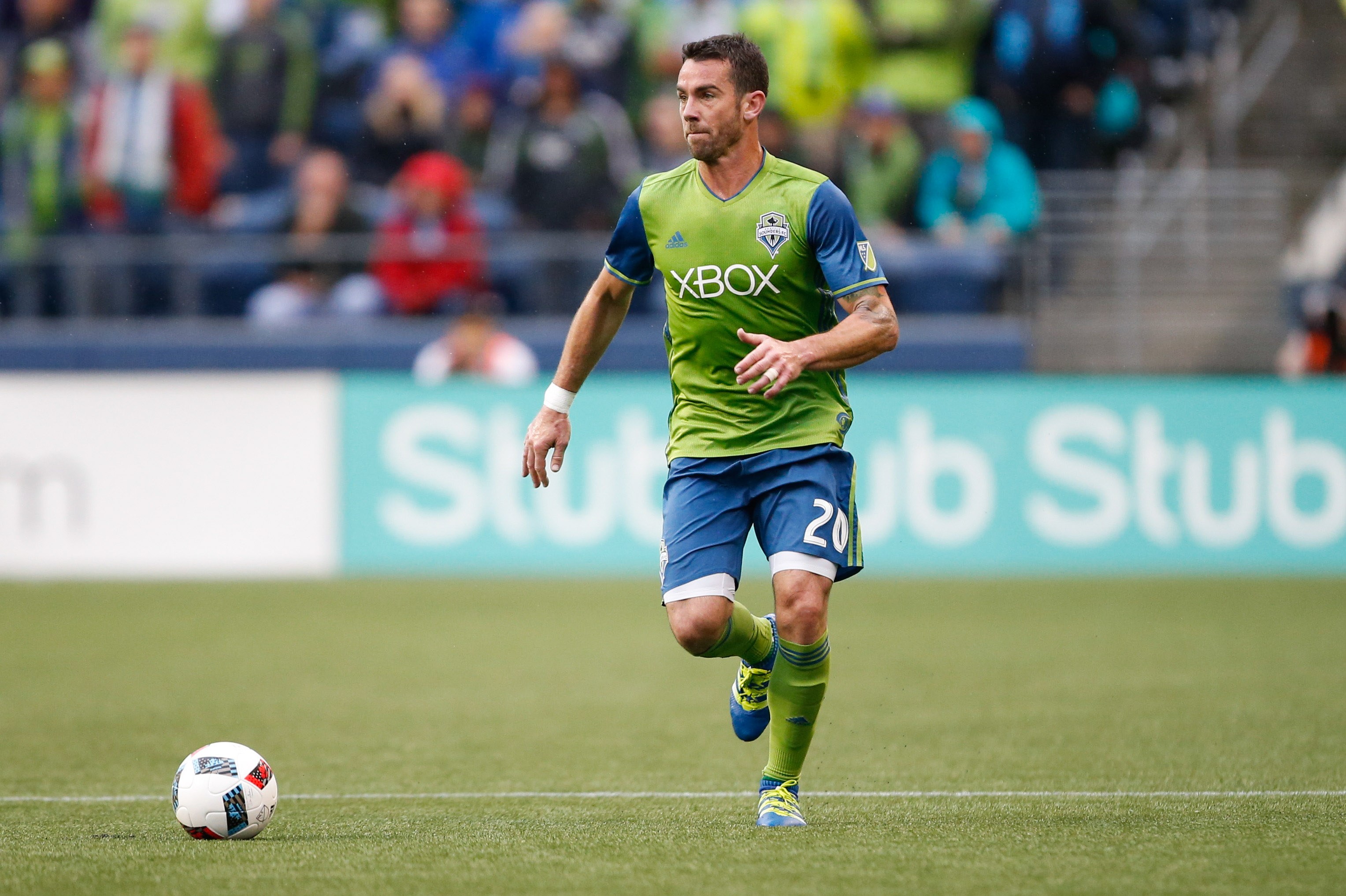 Zach Scott Playing for the Seattle Sounders